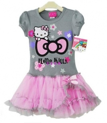 Dívčí šaty s motivem Hello Kitty