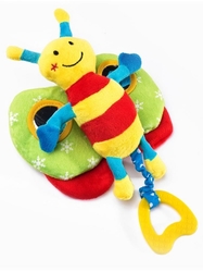 NOVÉ - Edukační plyšová hračka Sensillo motýlek s pískátkem